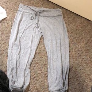 Gray sweats